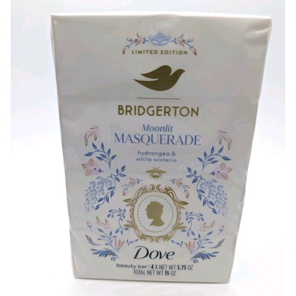 NEW Dove BRIDGERTON Moonlit Masquerade 4 BEAUTY BARS 15oz Limited Edition Target